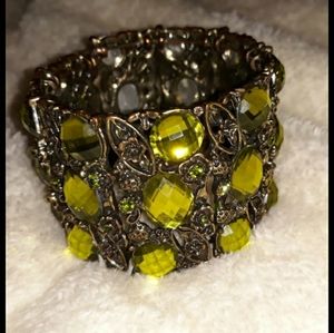 Gem cut bracelet